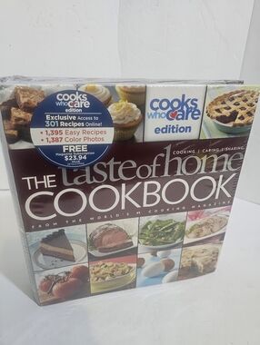 The Taste of Home Cookbook Cooks Who Care Edition (2009, Hardcover), New, Sealed